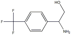 2-氨基-2-(4-三氟甲基苯基)乙醇 结构式