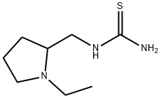 (1-乙基吡咯烷-2-基)甲基]硫代脲 结构式