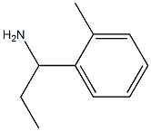 1-(2-甲基苯基)-1-丙胺 结构式