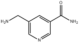 5 - (氨基甲基)烟酰胺 结构式