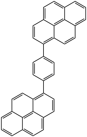 1,4-二(1-芘基)苯 结构式