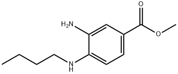 Methyl 3-aMino-4-(butylaMino)benzoate 结构式