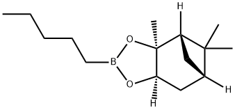 (3aS,4S,6S,7aR)-Hexahydro-3a,5,5-triMethyl-2-pentyl-4,6-Methano-1,3,2-benzodioxaborole 结构式