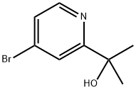 2-(4-BROMOPYRIDIN-2-YL)PROPAN-2-OL 结构式