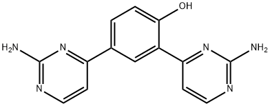 2,4-Bis-(2-aMino-pyriMidin-4-yl)-phenol 结构式