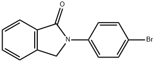 2-(4-溴苯基)异吲哚炔-1-酮 结构式