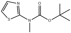 Methylthiazol-2-ylcarbaMic acid tert-butyl ester 结构式