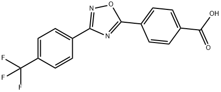 4-(3-对三氟甲基苯基)-1,2,4-恶二唑-5-基苯甲酸 结构式