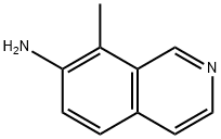 8-甲基异喹啉-7-胺 结构式