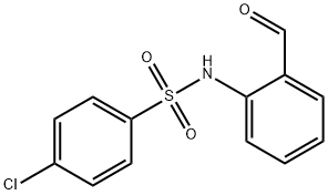 N-(2-甲酰苯基)-4-氯-苯磺酰胺 结构式