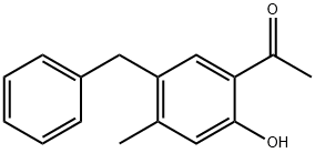 1-(5-苄基-2-羟基-4-甲基苯基)乙酮 结构式