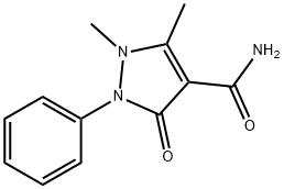 1H-Pyrazole-4-carboxaMide,2,3-dihydro-1,5-diMethyl-3-oxo-2-phenyl- 结构式