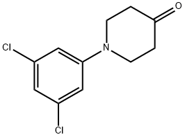 1-(3,5-dichlorophenyl)piperidin-4-one 结构式