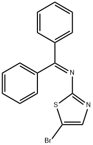 5-broMo-N-(diphenylMethylene)thiazol-2-aMine 结构式