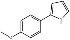 2-(4-甲氧基苯基)吡咯 结构式
