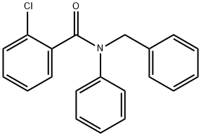 N-苄基-2-氯-N-苯基苯甲酰胺 结构式