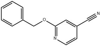 2-(苄氧基)异烟腈 结构式