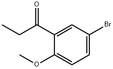 1-(5-bromo-2-methoxyphenyl)propan-1-one 结构式