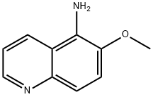 6-METHOXYQUINOLIN-5-AMINE 结构式