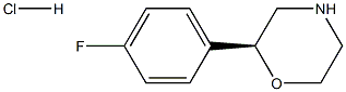 (S)-2-(4-氟苯基)吗啉盐酸盐 结构式