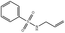 N-烯丙基苯磺酰胺 结构式