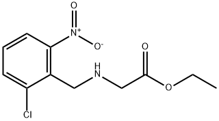 N-[(2-Chloro-6-nitrophenyl)Methyl]glycine Ethyl Ester 结构式