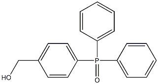 (4-(羟甲基)苯基)二苯基氧化膦 结构式