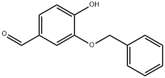 (3-(苄氧基)-4-羟基苯甲醛 结构式