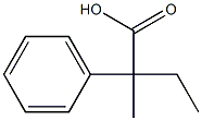 2-甲基-2-苯基丁酸 结构式