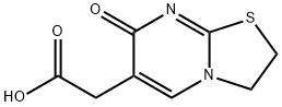 2-(3,7-DIHYDRO-7-OXO-2H-THIAZOLO[3,2-A]PYRIMIDIN-7-YL)ACETIC ACID 结构式