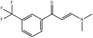 (2E)-3-(二甲基氨基)-1-[3-(三氟甲基)苯基〕丙-2-烯-1-酮 结构式