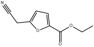5-氰基甲基呋喃-2-羧酸乙酯 结构式