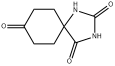 1,3-氮杂螺[ 4.5 ]癸烷-2,4,8-三酮 结构式