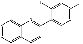 2-(2,4-Difluoro-phenyl)-quinoline 结构式