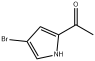 2-乙酰基5-溴吡咯 结构式