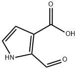 2-甲酰基吡咯-3-乙酸 结构式