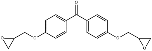 4,4'-二羟基二苯甲酮二脱水甘油醚 结构式