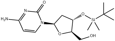 3'-tert-ButyldiMethylsilyl-2'-deoxycytidine 结构式