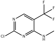 2-氯-4-甲氨基-5-(三氟甲基)嘧啶 结构式