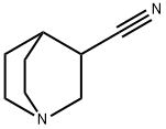 1-氮杂二环[2.2.2]辛烷-3-甲腈 结构式