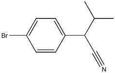 2-(4-BroMo-phenyl)-3-Methyl-butyronitrile 结构式