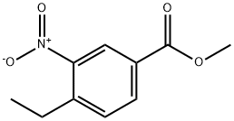 4-乙基-3-硝基苯甲酸甲酯 结构式