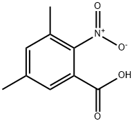 3,5-二甲基-2-硝基苯甲酸 结构式