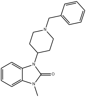 1-甲基-3-(1-苯基哌啶-4-基)-1,3-二氢-2H-苯并[D]咪唑-2-酮 结构式