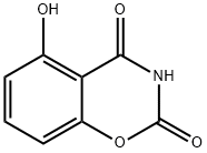 5-羟基-2H-苯并[E][1,3]恶嗪-2,4(3H)-二酮 结构式