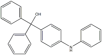 二苯基(4-(苯基氨基)苯基)甲醇 结构式