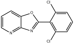 2-(2,6-二氯苯基)恶唑并[4,5-B]吡啶 结构式