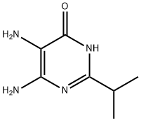 5,6-二氨基-4-羟基-2-异丙基嘧啶 结构式