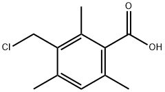 3-(氯甲基)-2,4,6-三甲基苯甲酸 结构式