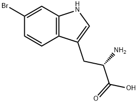 L-6-溴色氨酸 结构式